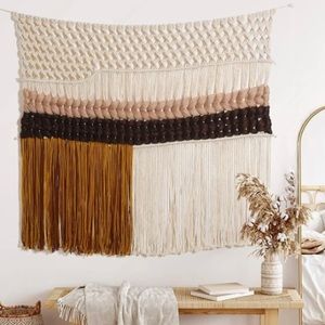 Large boho macrame wall art decor